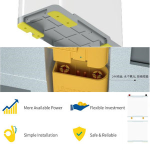 แบตเตอรี่ลิเธียมไอออน 200ah เซลล์แบตเตอรี่ Lifepo4 48V 200Ah เกรด A Lifepo4 แบบแท่งปริซึม - Product Image 4