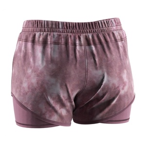 Shorts de sport 2-en-1 noirs pour femme, idéaux pour le basketball, la musculation et la gym (OEM/ODM) - Product Image 4
