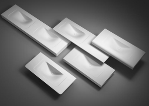 Lavabo de Piedra Tradicional con Desagüe, Rectangular, de Encimera, con Capacidad Personalizada, Modelo X-LPX - Product Image 4