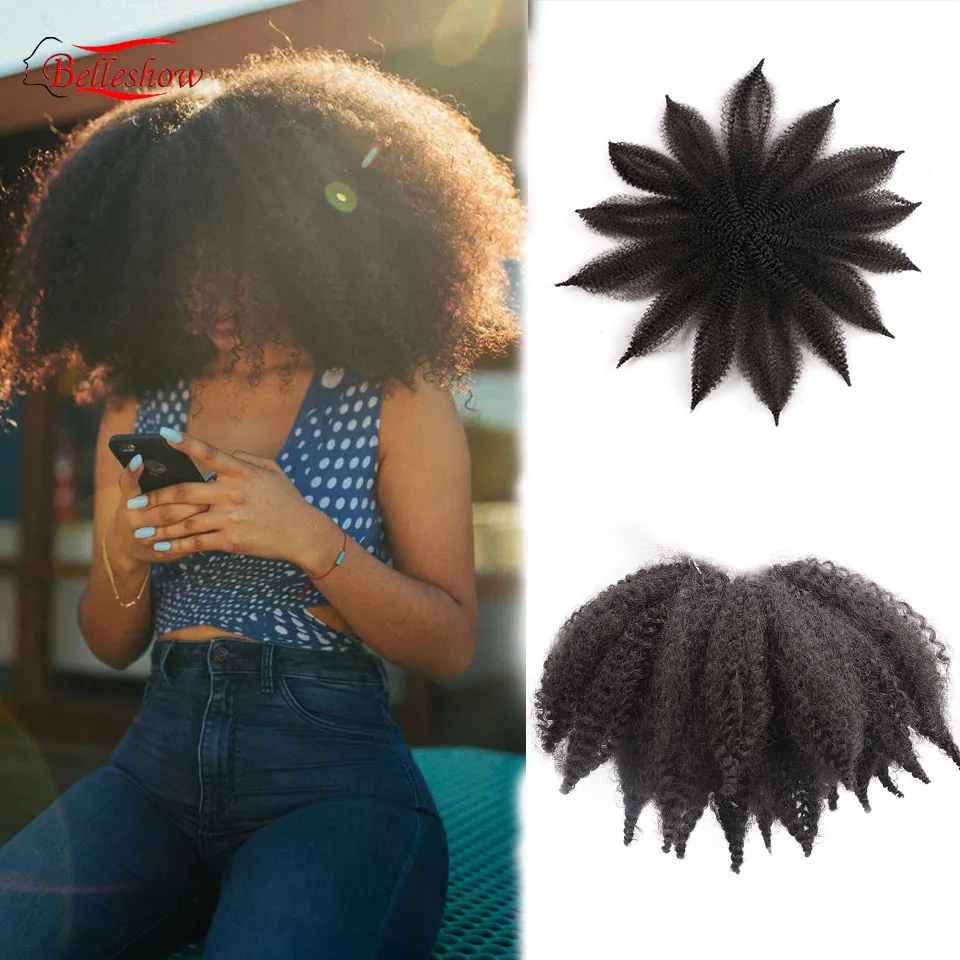 Hot Bán Twist Tổng Hợp Bện Tóc Crochet Phần Mở Rộng Nhỏ Marley Tóc Afro Kinky Marley Bím Tóc