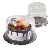 Boîtes alimentaires jetables en PVC transparent pour gâteaux, sandwichs, pizzas, gelées et aliments pour bébés - Boîtes à emporter en promotion