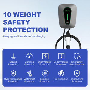 ที่ชาร์จ11KW 7kW 22Kw IEC 62752 J1772 gbt AC AC EV บ้านติดผนังสำหรับ BYD BMW Tesla <span class=keywords><strong>MG</strong></span> - Product Image 4