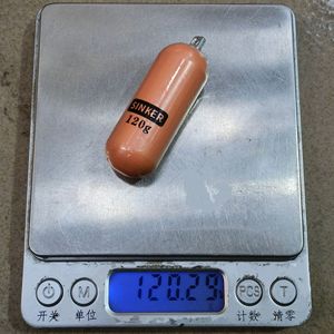 ตะกั่วตกปลาทรงกระบอก 120 กรัม สำหรับตกปลาทะเลน้ำลึก ป้องกันการเกี่ยวพัน - Product Image 1