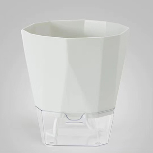 <span class=keywords><strong>Pot</strong></span> de fleur de bonsaï d'arrosage de niveau d'eau clair <span class=keywords><strong>rond</strong></span> coloré paresseux de décoration à la maison - Product Image 6