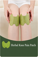 Parche Térmico Herbal de Ajenjo para Alivio y Soporte de Rodilla y Piernas, Parche Corporal Autocalentable 10cm*13cm, Certificado CE, 3 Años de Vida Útil