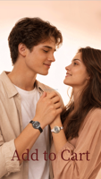 Bracelet intelligent sans écran pour couples, cadeau tendance, étanche IP67, surveillance de la fréquence cardiaque et du sommeil, rapport de santé IA