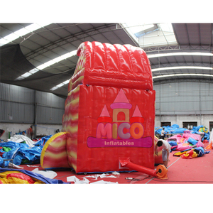 Rentals Business Heavy Duty PVC <b>Inflatable</b> Water Play Facilities Water Slide Flaming Mountain-Themed <b>Inflatable</b> <b>Pool</b> Slide - Product Image 3