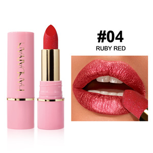 ลิปสติกเนื้อเน็ต 8 สี ประกายชิมเมอร์ บำรุงริมฝีปาก ลิปกลอสแบบมีกลิตเตอร์ สินค้าพร้อมส่งข้ามประเทศ - Product Image 5