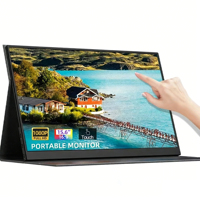 Eimio - Extensor de Pantalla para Portátil de 15.6 Pulgadas, FHD 1080P, IPS LED, Pantalla Táctil, 60Hz, Conexión Tipo-C, Plug and Play, Altavoces Duales, Monitor Portátil Tipo-C