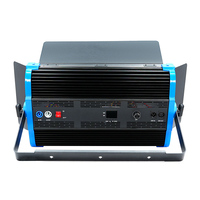 Luminaria LED Metálica de 200W con Alto CRI, Pantalla LCD Bilingüe, Conexión en Cadena, Alimentación por Señal DMX, Portátil