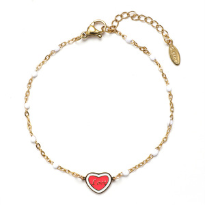 Pulsera <span class=keywords><strong>de</strong></span> Acero Inoxidable con Forma <span class=keywords><strong>de</strong></span> Corazón, Pulsera <span class=keywords><strong>de</strong></span> Amor, Carta, <span class=keywords><strong>Amistad</strong></span>, Regalo <span class=keywords><strong>de</strong></span> Cumpleaños - Product Image 6