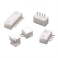 Connecteur mâle droit XH2.54 en cuivre avec boîtier PA66, connecteur de broches 2.54mm XH-AW 2P-14P pour connexions de fils