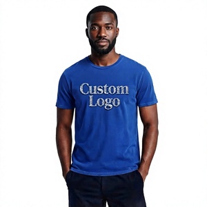 Camiseta de Hombre Casual 100% Algodón, Color Sólido, Cuello Redondo, en Oferta, Personalizable con Logotipo, para Sublimación - Product Image 1
