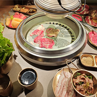 Barbecue électrique sans fumée Dansen Etl, barbecue coréen, grill de table, hotpot avec système de filtration pour restaurant