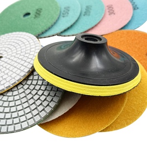 وسادة تلميع مرنة جافة من Grit50-6000 مع حلقة داعمة وخطاف وسادة تلميع ماسية لتصليح الأحجار - Product Image 5