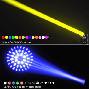 Nuova Testa Mobile Mini 9r Beam 320 da 320W con Fascio Sharpy e Anello LED Circolare Halo, Modello 2025 - Product Image 5