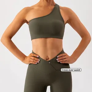 Pakaian Olahraga Wanita 1x-6x 2 Potong Setelan Fitness Pakaian Olahraga Wanita Bra Activewear Yoga Set