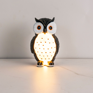 Bán buôn nghiên cứu trang trí nội thất Đèn bàn sáng tạo USB chuyển đổi ba màu mờ Owl đọc sách dễ thương Thanh làm việc cạnh giường ngủ <span class=keywords><strong>LED</strong></span> hiện đại Đèn bàn - Product Image 6