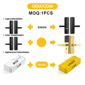 Sinon App Remote Management Fast Fingerprint Recognition Smart Door <b>Lock</b> Fingerprint Ttlock Smart <b>Lock</b> Wifi Smart Door <b>Lock</b> - Product Image 3