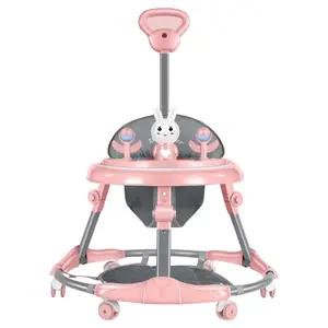 Nuovo design anti-ribaltamento Baby Walker 6/7-18 mesi girello pieghevole versatile e seduto per ragazzi e ragazze