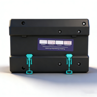 Commutateur de transfert automatique triphasé HANDELE HDATS-125PV/4P ATS sur rail DIN, double alimentation PC, 50/60Hz 400V AC, capacité de coupure 100A