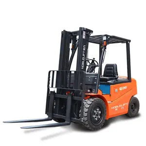 Harga pabrik forklift listrik 4 roda 3 ton truk forklift tahap Gratis tiang angkat untuk dijual