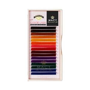 Extensions de cils coréennes de couleur premium, fournitures professionnelles pour extensions de cils, vente en gros d'extensions de cils de couleur premium en cheveux synthétiques - Product Image 1