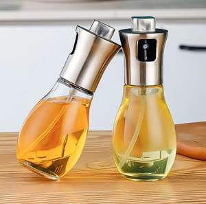 200 ml Yeniden Kullanılabilir Cam Yağ Atomizeri Yemeklik Yağ Sprey Şişesi Basınçlı Çalışan Model Ekstra Sızma Zeytinyağı Dağıtıcı Yemeklik Sprey - Product Image 6
