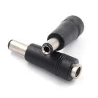 Adaptateur d'alimentation CC, connecteur de conversion CC, prise femelle 4,8*1,7 mm vers prise mâle 5,5*2,5 mm, noir