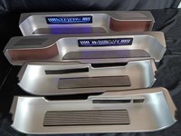Kit de seuil de porte LED RGB en aluminium pour Benz Vito W447 |   Décoratif de seuil de porte avec éclairage de bienvenue