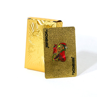 Cartes à Jouer en Plastique Dorées à Paillettes, Impression Tendance, Taille Personnalisée, CMYK, Pantone, Usage Familial, Écologiques, Résistantes à l'Usure
