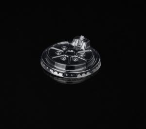 Taza de PET desechable de gran oferta con tapa esférica de calibre transparente para café, té, yogur, otras bebidas frías - Product Image 1