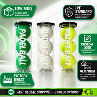 Balle de padel sportive FIP Standard Stable Bounce, rétention de pression, qualité premium pour match, noyau en laine + caoutchouc, logo personnalisé