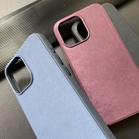 Étui pour iPhone 15, étui tissé original 15Pro, site officiel, étui magnétique à absorption totale, étui de protection en cuir