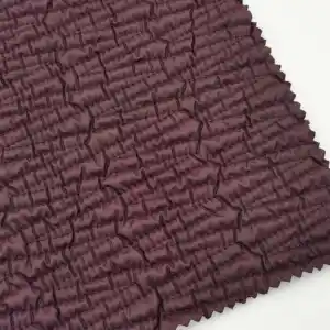 Made in china purple color 100%polyester padded quilting fabric for vest