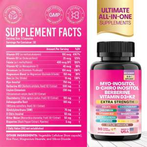 Integratore Energetico per Adulti Supporto Metabolico per Uomini e Donne Complesso di Magnesio e Cannella di Ceylon per Donne in Gravidanza - Product Image 5