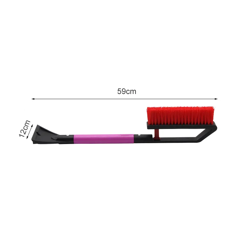 Snow Broom with wooden handle ice Scraper on Windshield ice cleaning Snow Broom Remover