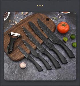 Ensemble de couteaux de cuisine personnalisables, 6 pièces, cadeau d'affaires, en acier inoxydable 3CR13 - Product Image 6