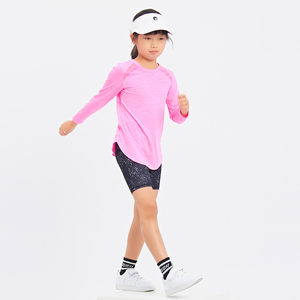 LuckPanther, nuevo diseño de camisetas para niñas, ropa deportiva, ropa de gimnasio, ropa de Yoga de manga larga para niños, ropa deportiva para niñas - Product Image 3