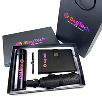 Ensemble de carnet de notes A5 de luxe personnalisé en PU avec stylo, tasse isotherme et boîte cadeau pour la remise des diplômes et les promotions