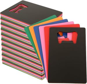 Abridor de Botellas de Cerveza Ecológico de Madera con Forma de Tarjeta de Regalo Promocional Personalizada, Tamaño de Billetera, Tarjeta de Visita, Tarjeta de Crédito de Acero Inoxidable - Product Image 1