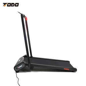 เครื่องเดินวงรีแบบพับได้พร้อมมอเตอร์ 2.0 และความเร็ว 1-12 กม./ชม. สำหรับใช้ในบ้าน หน้าจอ LED ได้รับการรับรองมาตรฐาน CE และ RoHS - Product Image 1