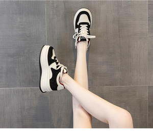 Spring New Style Platform <b>Casual</b> <b>Shoes</b> Height-Increasing <b>White</b> <b>Shoes</b> for Petite Female Students - Product Image 2
