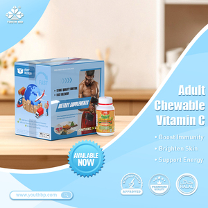 Buffered Vitamin C 500mg Chewable <strong>Tabs</strong> 1000mg Serving Low Sodium Balanced Nutrient Formula for Seniors 45 Servings Bulk Stock - Product Image 2