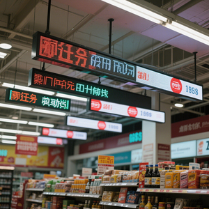 Affichage à LED sphérique d'écran divisé intelligent de forme de barre de forme longue Affichage à LED magique créatif unique d'écran LED de lobby d'intérieur - Product Image 1