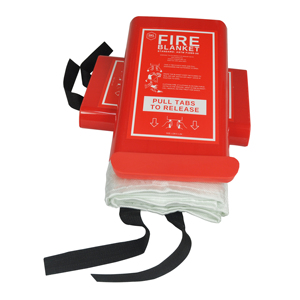 <span class=keywords><strong>Couverture</strong></span> <span class=keywords><strong>anti</strong></span>-<span class=keywords><strong>feu</strong></span> de sécurité d'urgence en fibre de verre blanche certifiée JOEN FB EN1869, 1,2 m x 1,2 m, pour usage domestique - Product Image 5