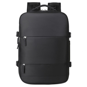 Minimalist Outdoor Thin Large Capacity Waterproof Unisex <b>Laptop</b> <b>Backpack</b> with Usb and Zipper Closure - Product Image 4