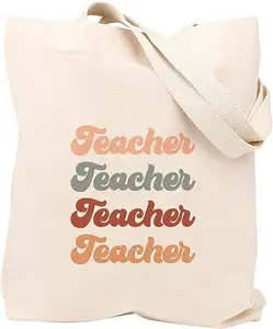 Groothandel milieuvriendelijk vlakte leeg tùy chỉnh in winkelen katoen vải draagtas stof tas - Product Image 1