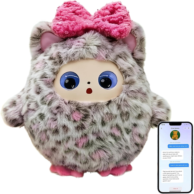 AI Interactive Plush Toy Smart Talking Companion with Voice Touch Response Multilingual Learning App Control OEM ODM Wholesale