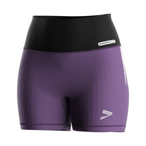 Women's Compression Fitness 2pcs Set Crop <b>Top</b> and Shorts Laser Perforated for Marathon and Hybrid Training - Product Image 5